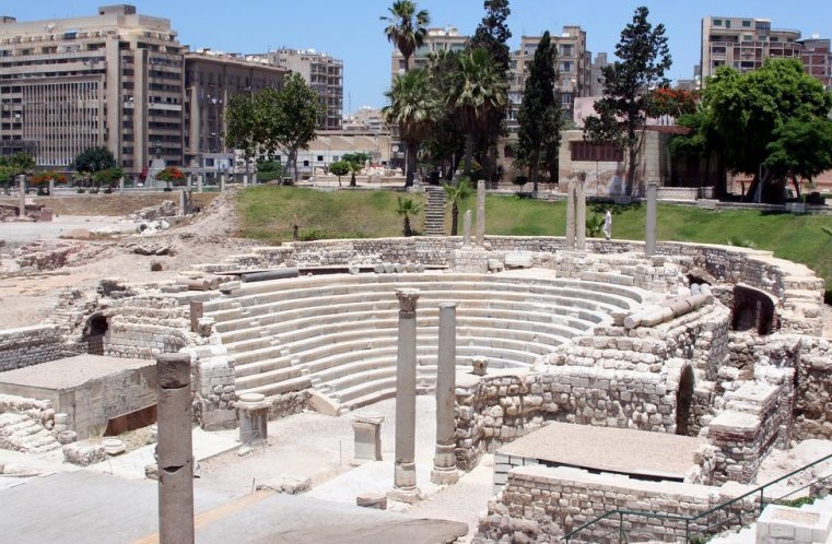 The Roman Amphitheater of Alexandria in Kom El Dikka